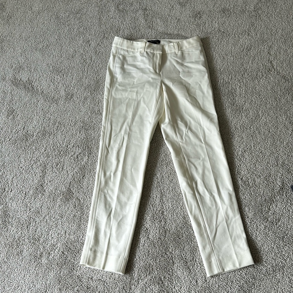 White House Black Market off-white women’s pants